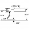 Standard head Whisker metal couplers (x4).