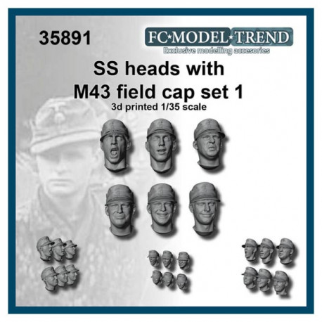 SS heads with M43 field cap.