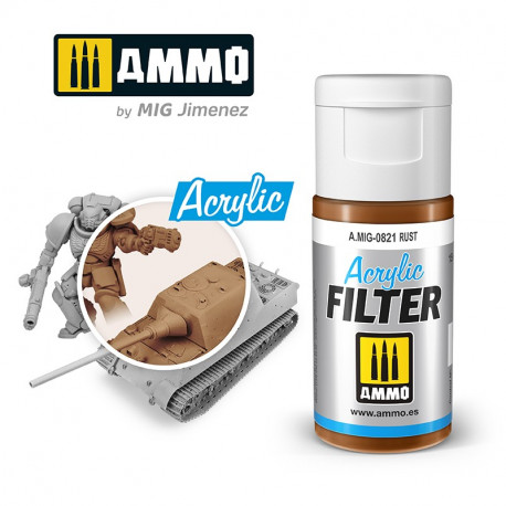 Filtro acrílico: óxido. 15 ml.