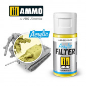 Filtro acrílico: amarillo. 15 ml.