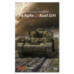 Pz.Kpfw. IV Ausf. G/H con interiores.