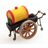 Oil pushcart.