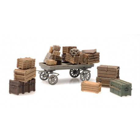 Platform cargo: general cargo with cart.