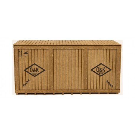 O&K wooden box.