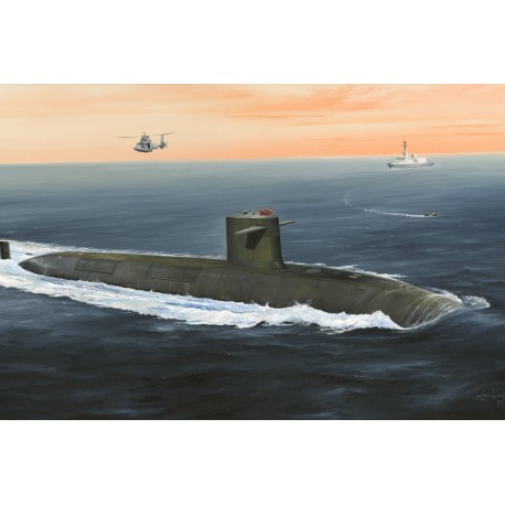 Submarino nuclear francés Le Triomphant. HOBBY BOSS 83519