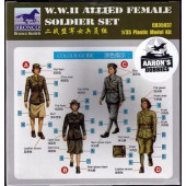 WWII Allied female soldier set.