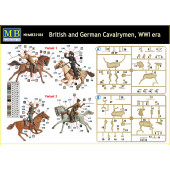 British and German Cavalrymen. MASTER BOX 35184