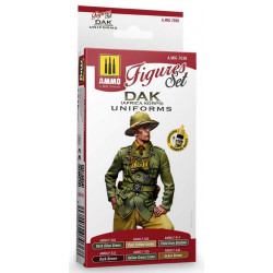 DAK uniforms (Áfrika Korps) figures set.