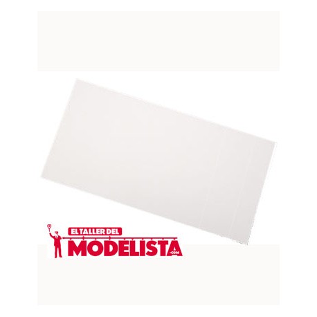 Estireno liso de 0,40 mm (x3). EVERGREEN 9015