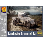 Lanchester armoured car.