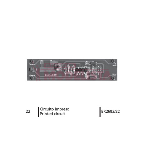 PCB for RENFE 269.