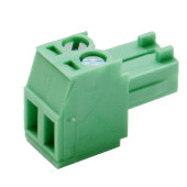 Plug clamp RM3.5 2-pole green.