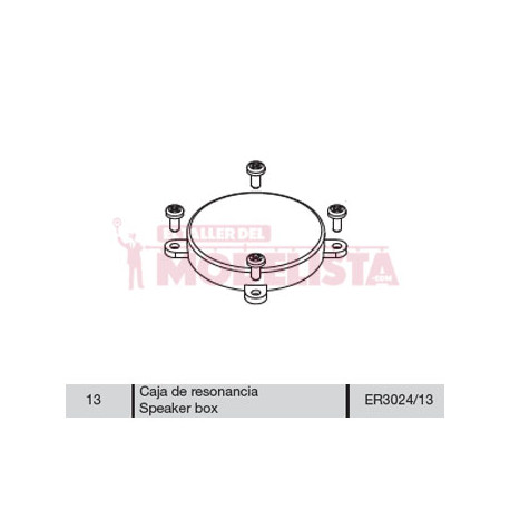 Sound chamber for locomitves 7800 RENFE.