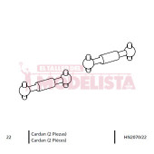 Universal shafts (x2). Series 353/354.