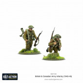 British & Canadian Army infantry set. Bolt Action.