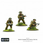 British & Canadian Army infantry set. Bolt Action.