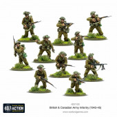 British & Canadian Army infantry set. Bolt Action.