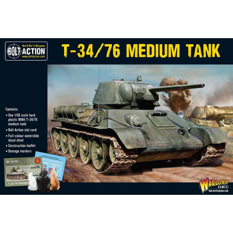 Tanque mediano T34 / 76. Bolt Action.