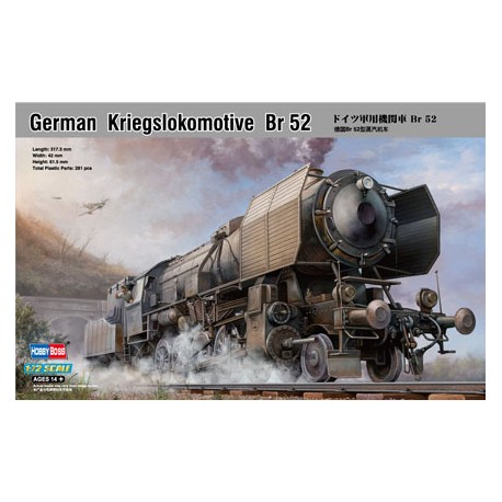 German Kriegslokomotive BR-52. HOBBY BOSS 82901