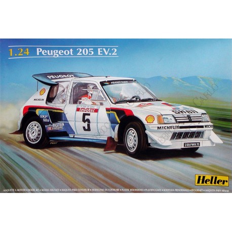 Peugeot 205 EV 2. HELLER 80716