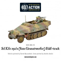 Sd.Kfz 251/2 Ausf D (8cm Granatwerfer) Half Track. Bolt Action.