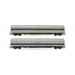 Railadventure sliding wall wagon (x2).