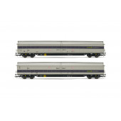 Railadventure sliding wall wagon (x2).