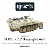 Sd.Kfz 251/1 ausf D halftrack. Bolt Action.