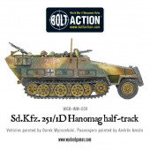 Sd.Kfz 251/1 ausf D halftrack. Bolt Action.