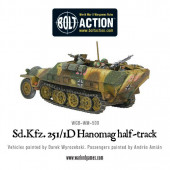 Sd.Kfz 251/1 ausf D halftrack. Bolt Action.