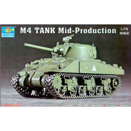 M4 tank Mid-Production. TRUMPETER 07223