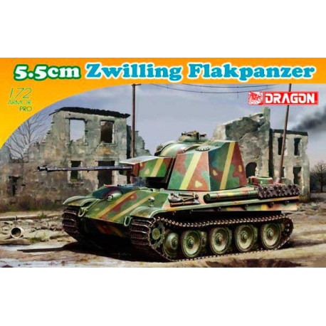 5.5 cm Zwilling Flakpanzer. DRAGON 7488