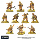 Fallschirmjager squad (tropical Uniform). Bolt Action.