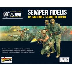 Semper Fidelis-Ejército Marines de EE. UU. Bolt Action Starter Army.