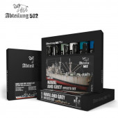 Naval and grey effects set (6x20ml).