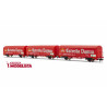 Set of JPD coaches ''Estrella Damm'', RENFE.