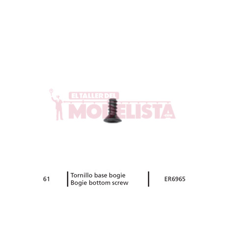 Tornillo base bogie para 269/289.