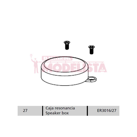 Caja de resonancia para 7200 RENFE.