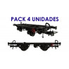 Unified frame with vacuum brake, RENFE (x4).