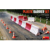 Plastic barrier set.