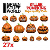 Killer pumpkins Resin Set.