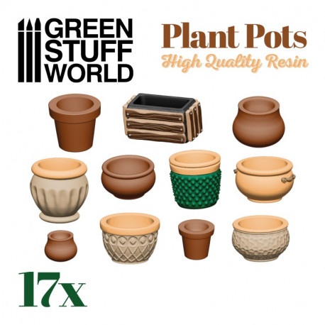 Plant pot Resin Set.