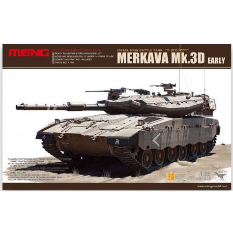 Merkava Mk.3D Main Battle Tank (MBT).