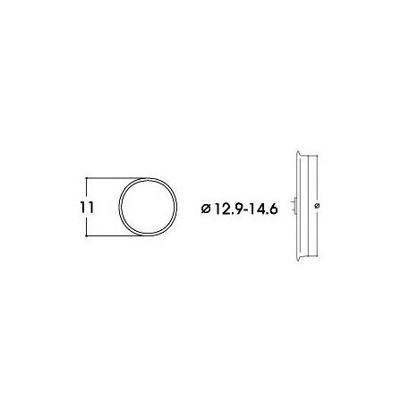 Aros de adherencia DC. 12,9 - 14,6 mm (x10). ROCO 40070