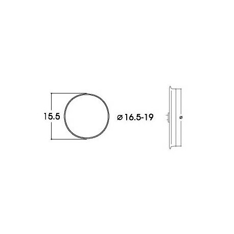 Aros de adherencia DC. 16,5 - 19,0 mm (x10). ROCO 40072