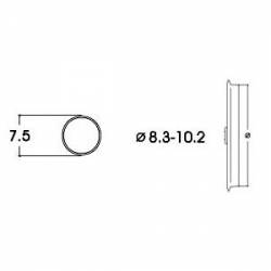 Aros de adherencia DC. 8,3 - 10,2 mm (x10). ROCO 40068