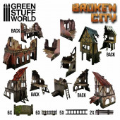 Broken city. Terrain set.