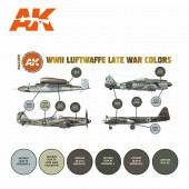 Colores de final de la guerra de la Luftwaffe de la WWII.