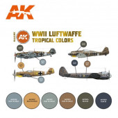 WWII Luftwaffe tropical colors.