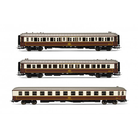 Set de 3 coches "Al-Andalus", RENFE.